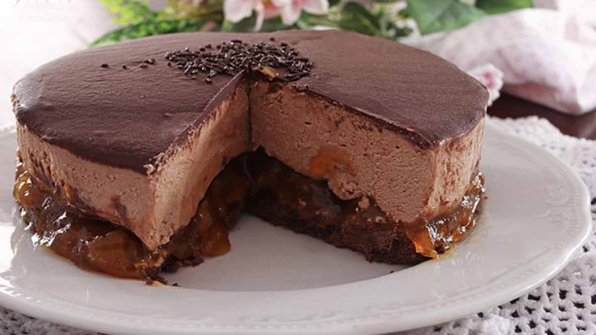 Cheesecake A La Confiture D Abricots Et Au Chocolat Irresistible Cheesecake A La Confiture D Abricots Et Au Chocolat Irresistible