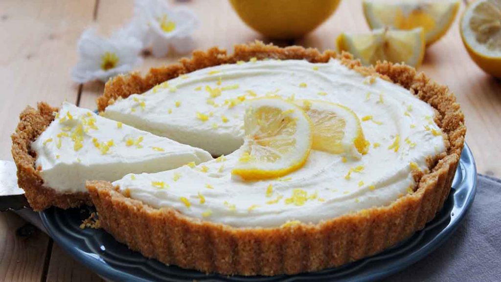 Tarte sans cuisson au citron et au mascarpone sublime