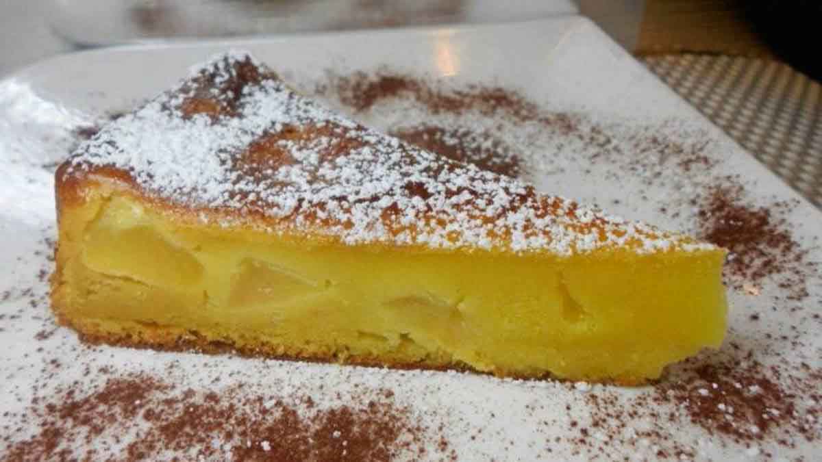 Gateau Cremeux Au Mascarpone Et Aux Pommes Riche En Saveur