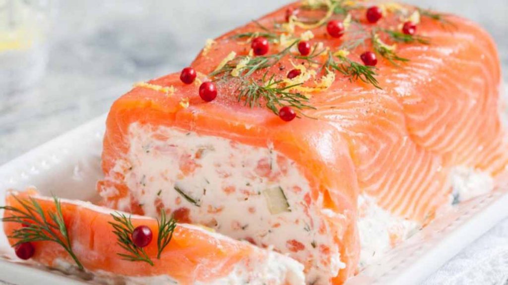 Terrine aux 2 saumons une entrée fabuleuse pour Noël