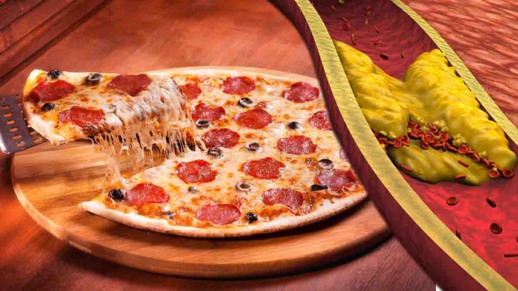 Prendre de la pizza chaude avant de dormir