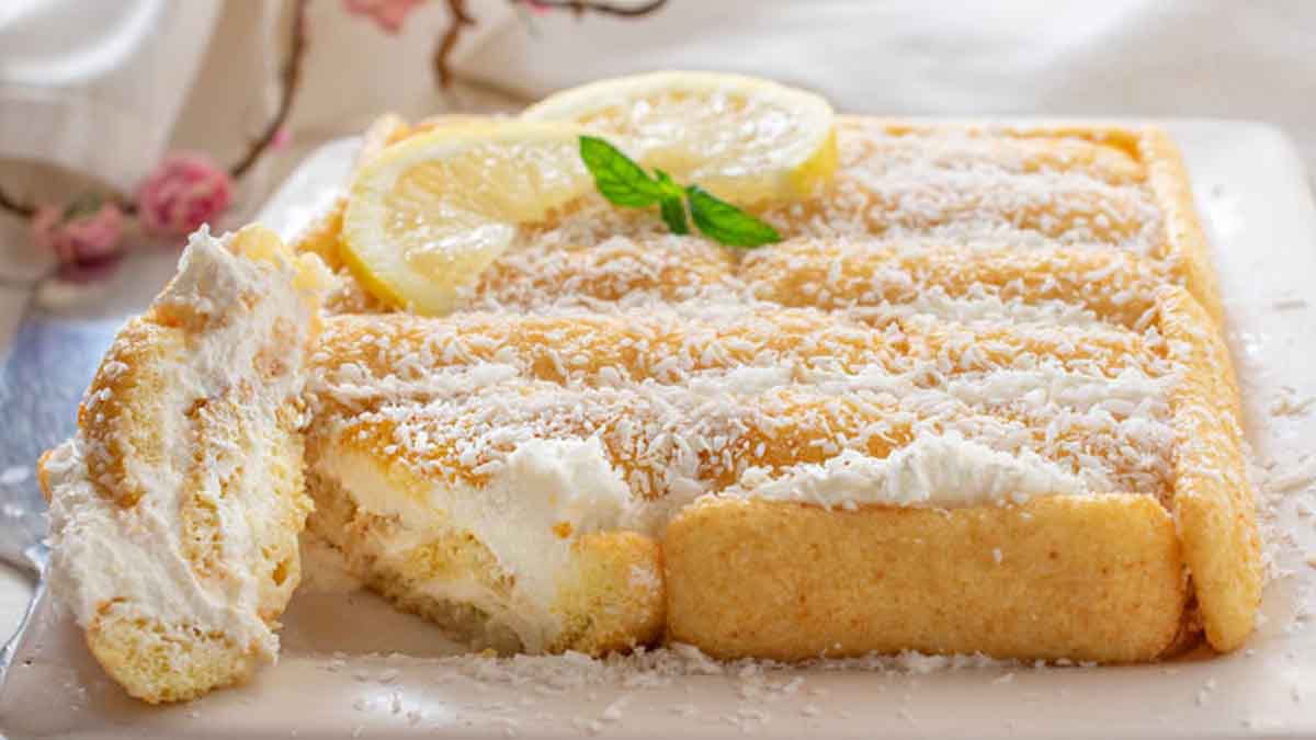 Gâteau de biscuits à la cuillère au mascarpone et au citron vert: un dessert  sans cuisson super bon