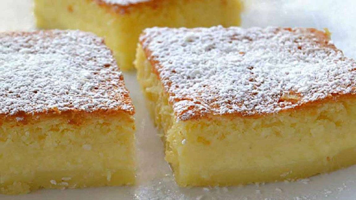 Gâteau magique à la noix de coco: une seule pâte pour 3 couches savoureuses