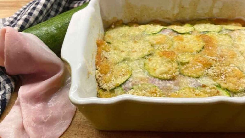 Timbale de courgettes au jambon et à la mozzarella un plat savoureux