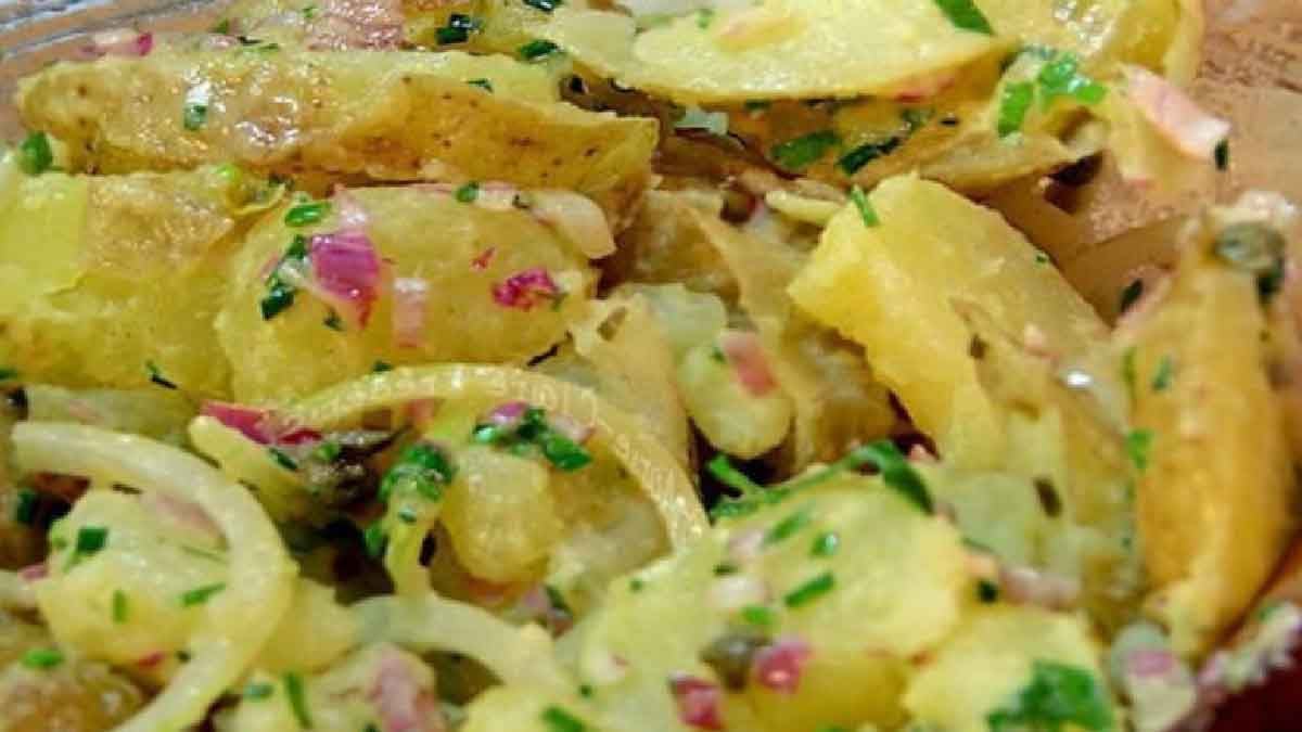 Salade de pommes de terre alsacienne