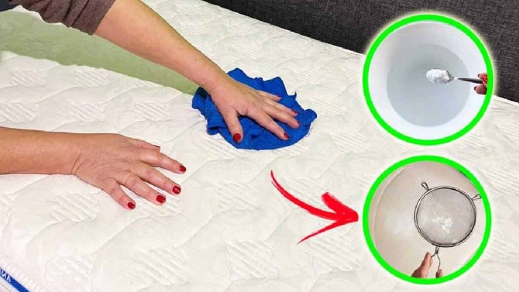 Comment nettoyer et blanchir l’ancien matelas même s’il est taché