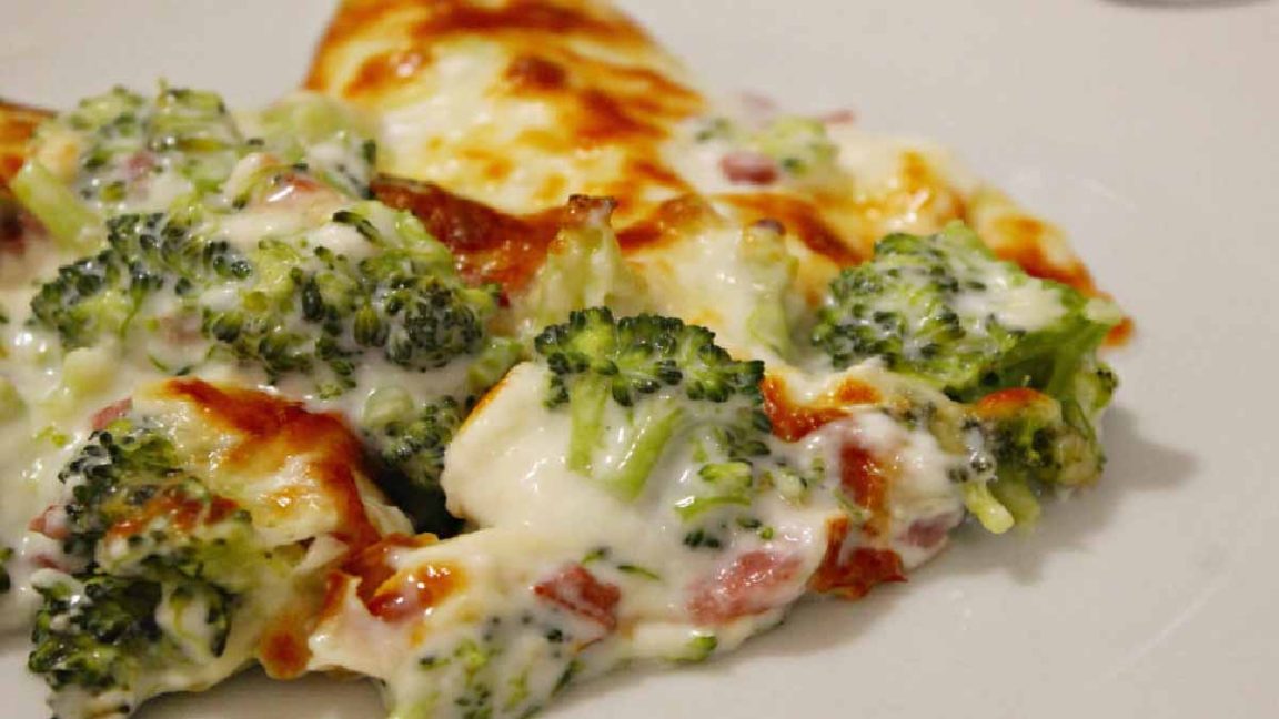 Brocoli gratiné au four, je le fais comme ça cette recette est saine