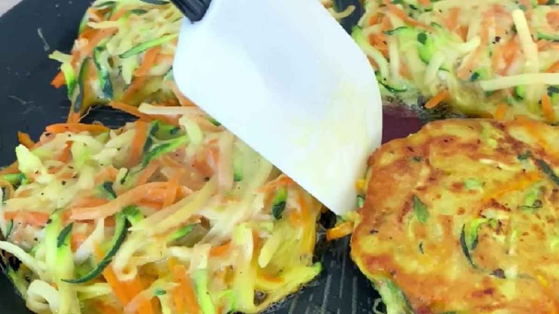 Ces galettes de légumes sont très délicieuses et légères. Vous les