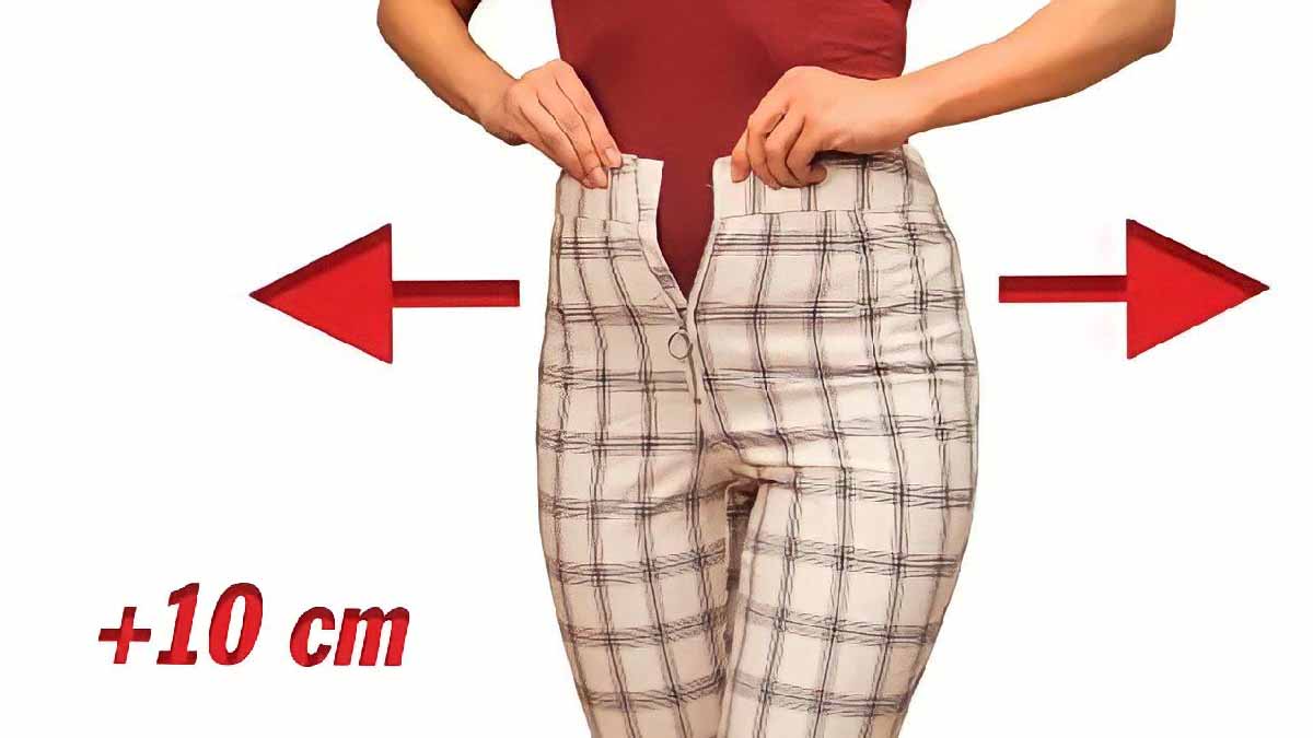La technique secrète des couturières pour étendre le pantalon serré