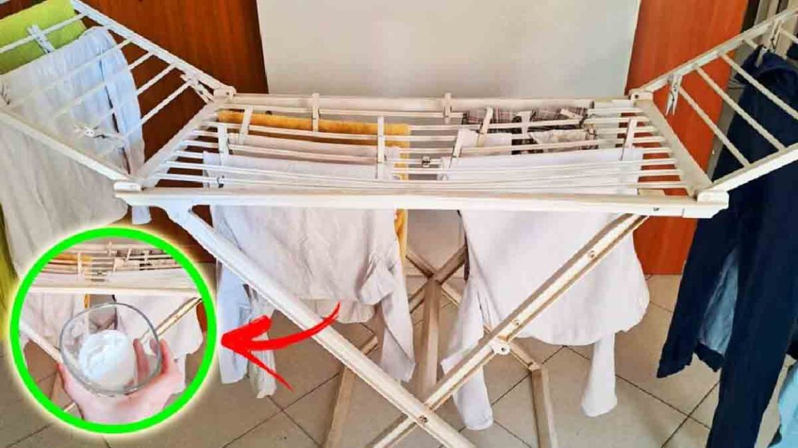 Stop au linge qui sent mauvais séchez les vêtements à l
