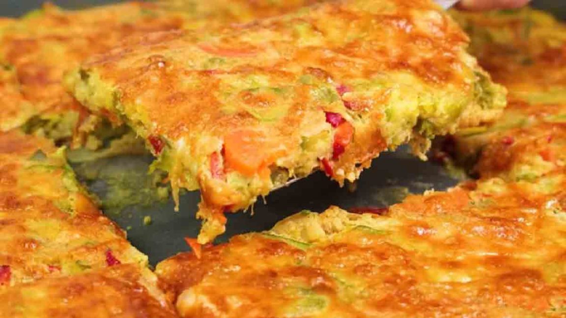 Flan aux poivrons et aux courgettes un plat super délicieux et appétissant