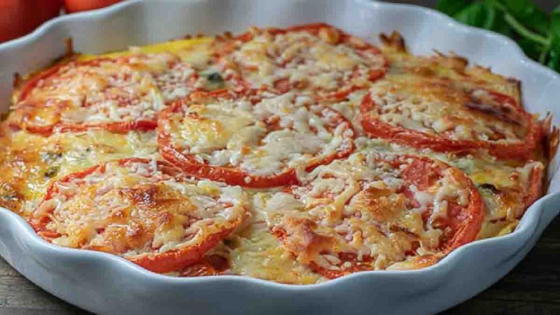 Quiche sans pâte aux tomates et au thon: recette rapide, légère et