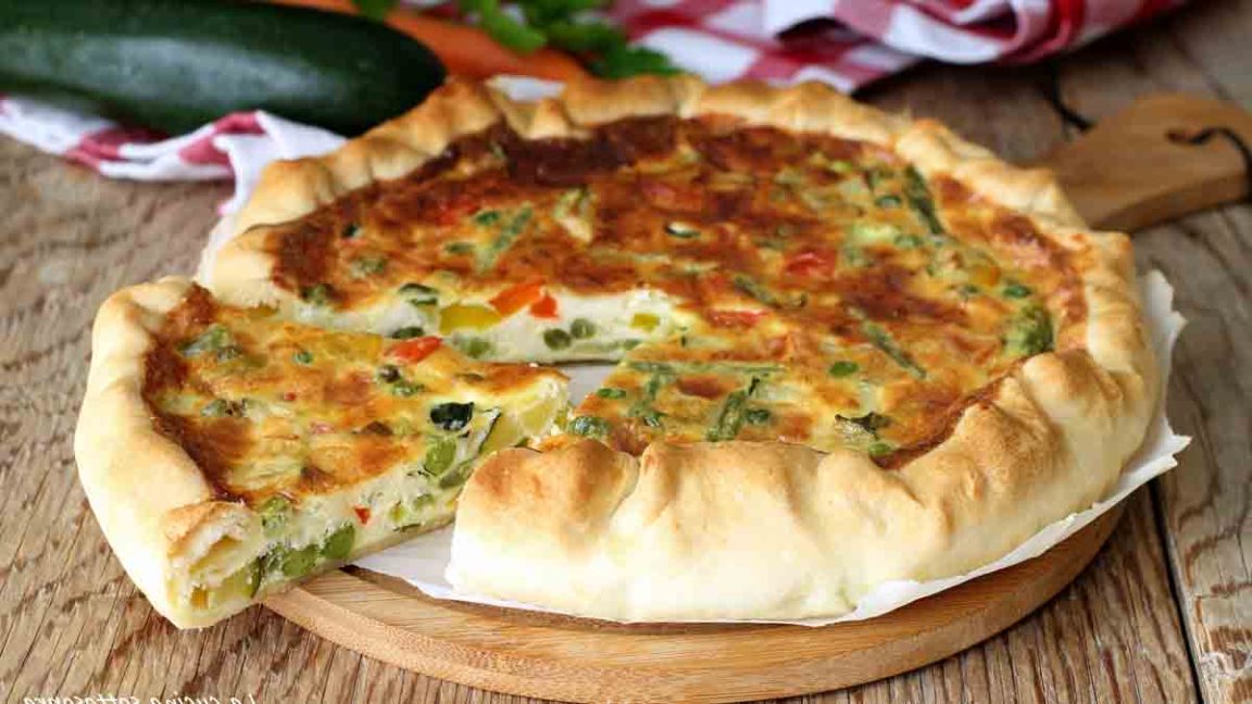 Tarte aux légumes: simple, délicieuse et alléchante