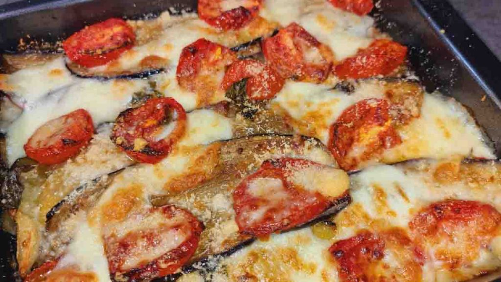 Aubergines aux tomates cerises et à la mozzarella une recette