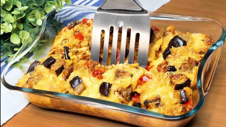 Flan d'aubergines et de poivrons: divinement bon et appétissant