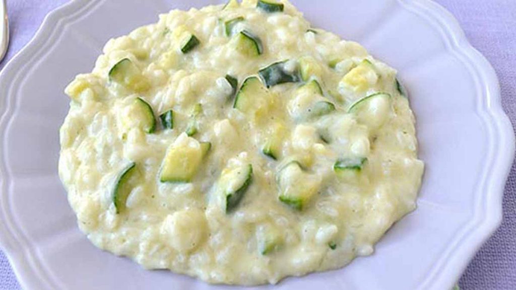 Risotto au Philadephia et aux courgettes au Thermomix un plat ultra