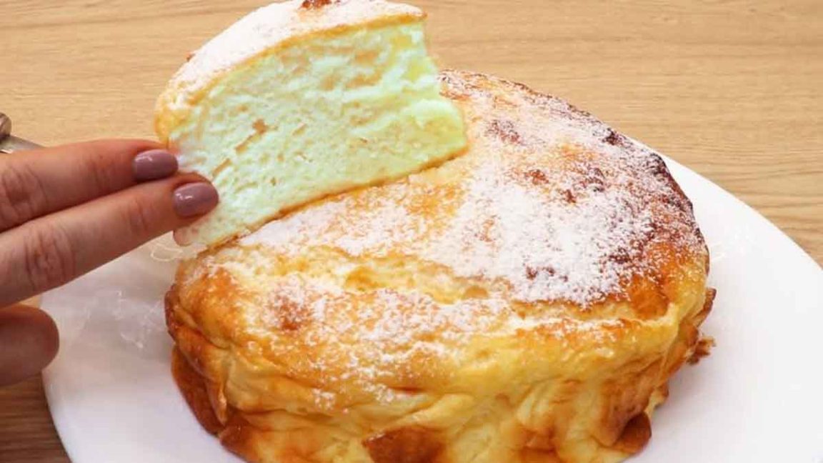 Gâteau au yaourt sans farine: fondant, savoureux et peu calorique