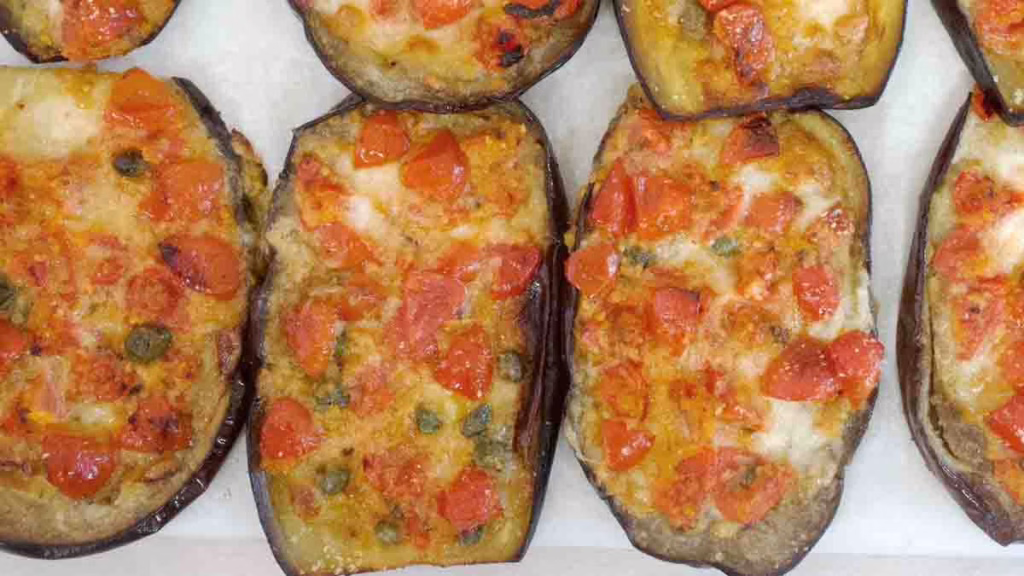 aubergines farcies cuites au four
