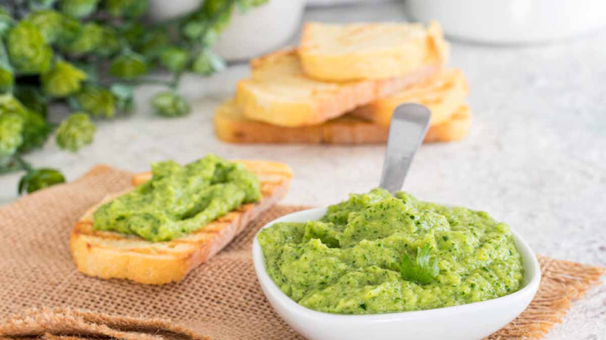 crème de courgettes pour croûtons