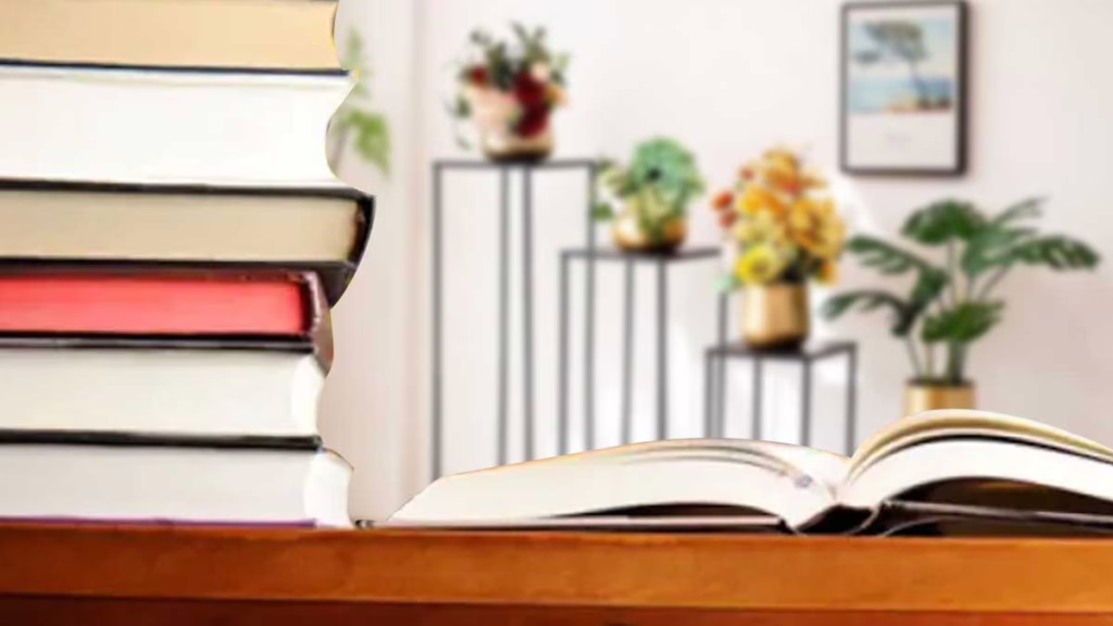 décorer l'intérieur avec des livres
