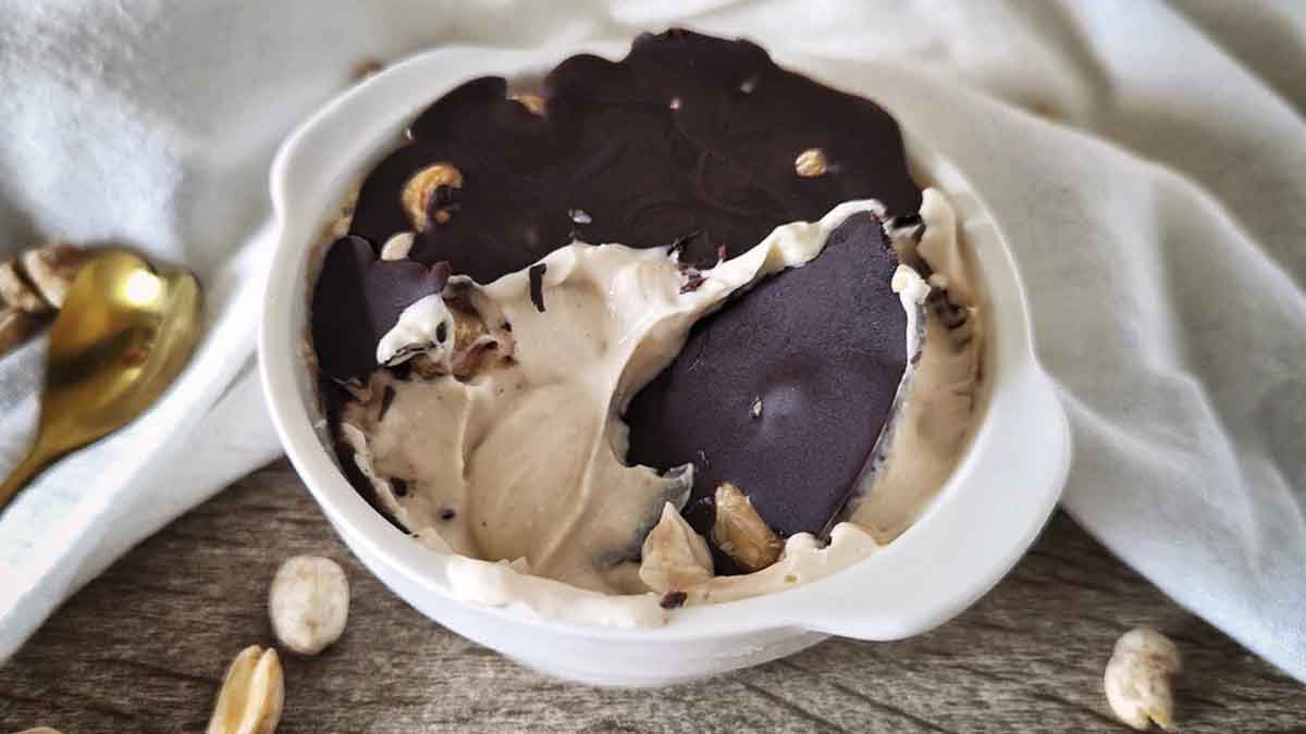dessert au beurre de cacahuète céto