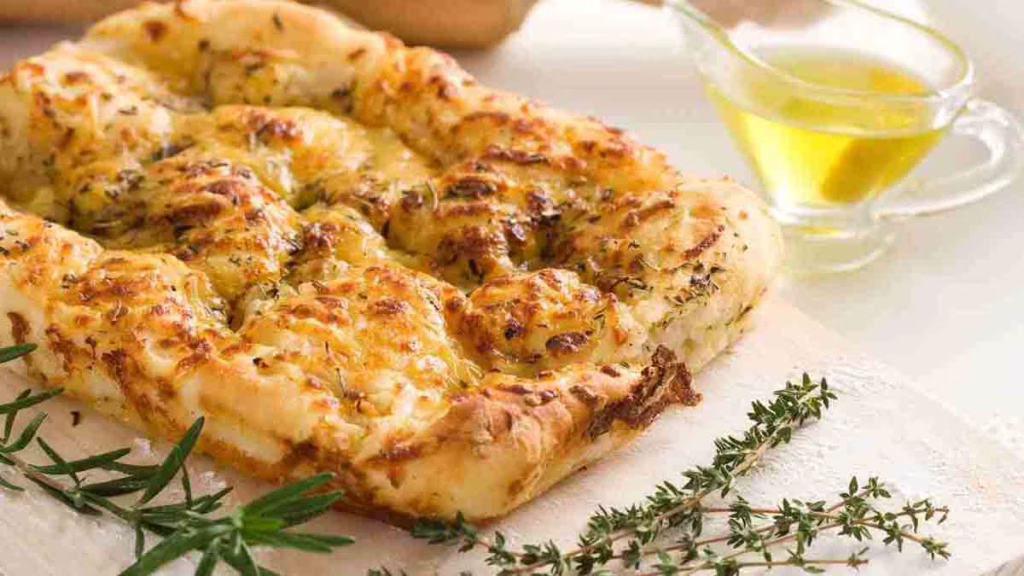 focaccia sans pétrissage