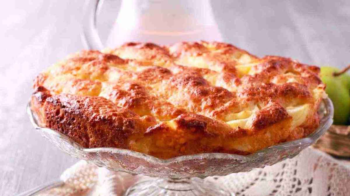 gâteau à la ricotta et aux poires