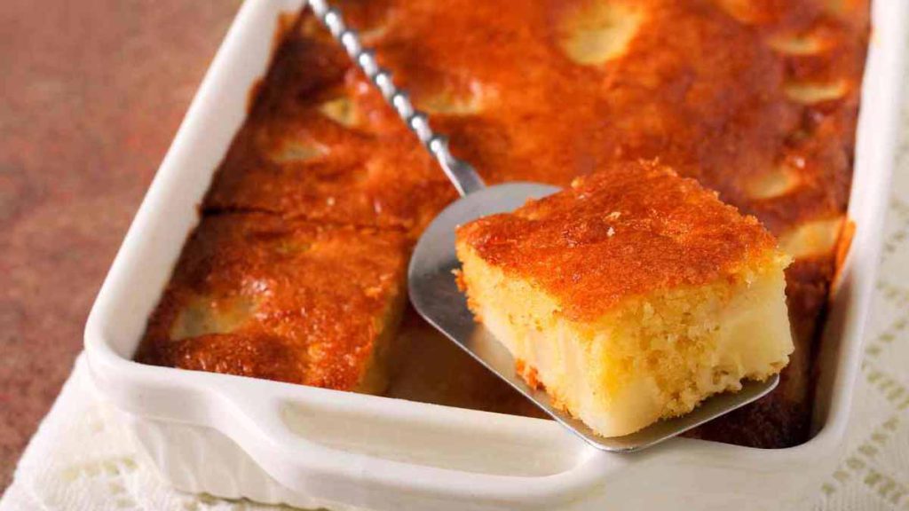 gâteau facile et moelleux aux poires