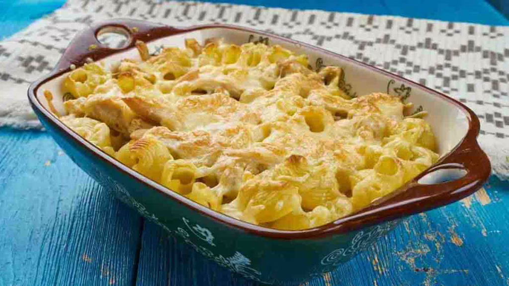 gratin de pâtes aux pommes de terre