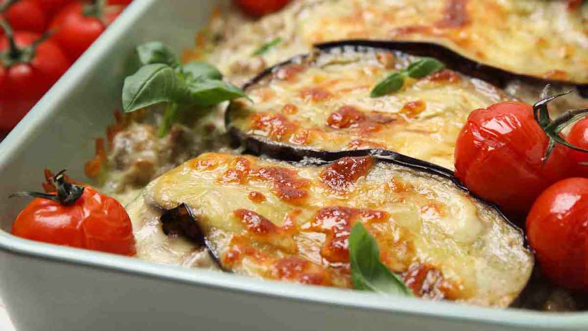 lasagnes aux aubergines et courgettes