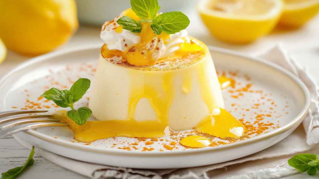 panna cotta fraîche au citron