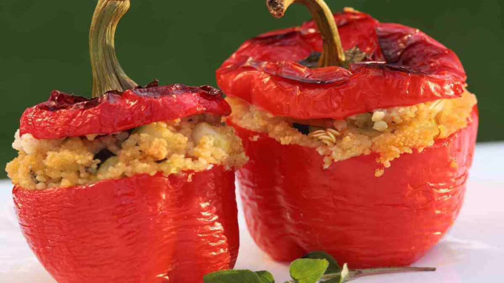 poivrons farcis au pain rassis