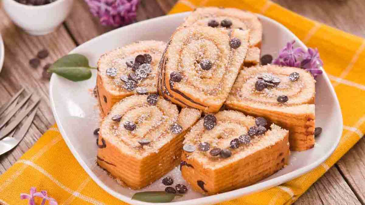 rouleau au mascarpone et au nutella