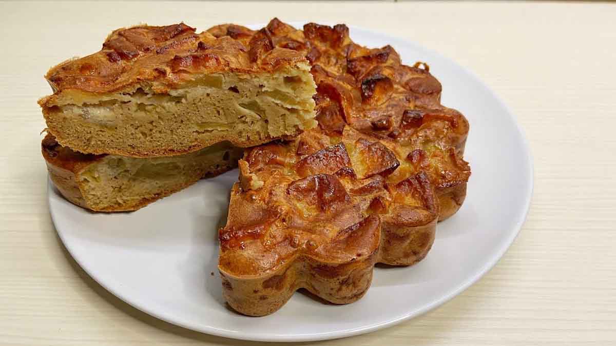 tarte à l'avoine et aux pommes