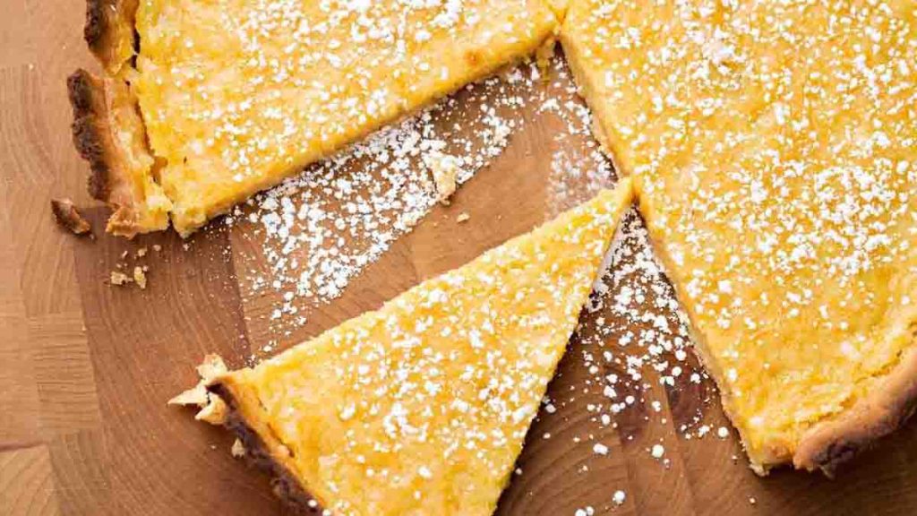 tarte crémeuse au citron sans lactose