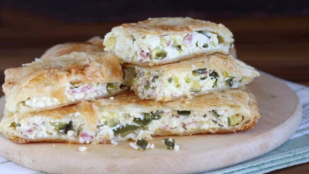 tarte rustique aux courgettes et à la ricotta