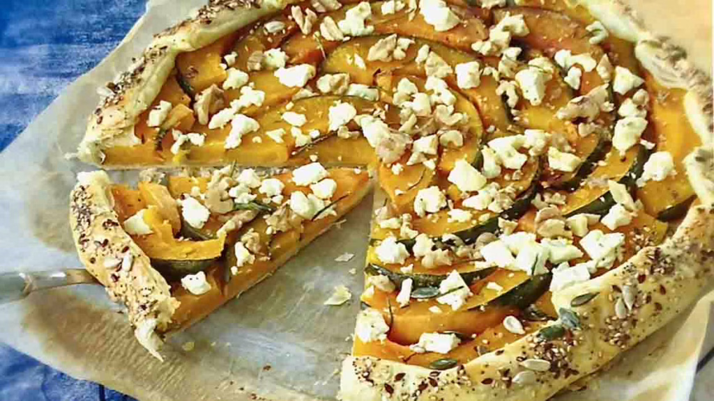 tarte salée à la citrouille