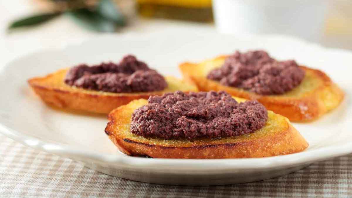 tartinade végan aux olives