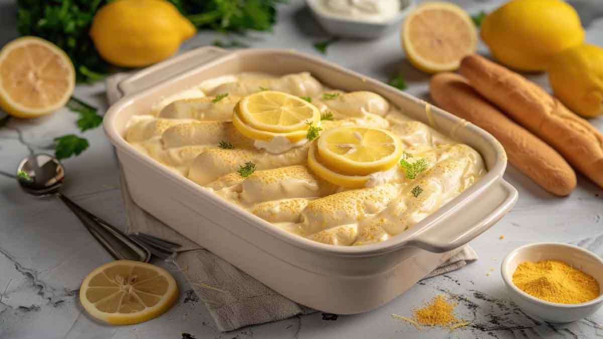 tiramisu au citron