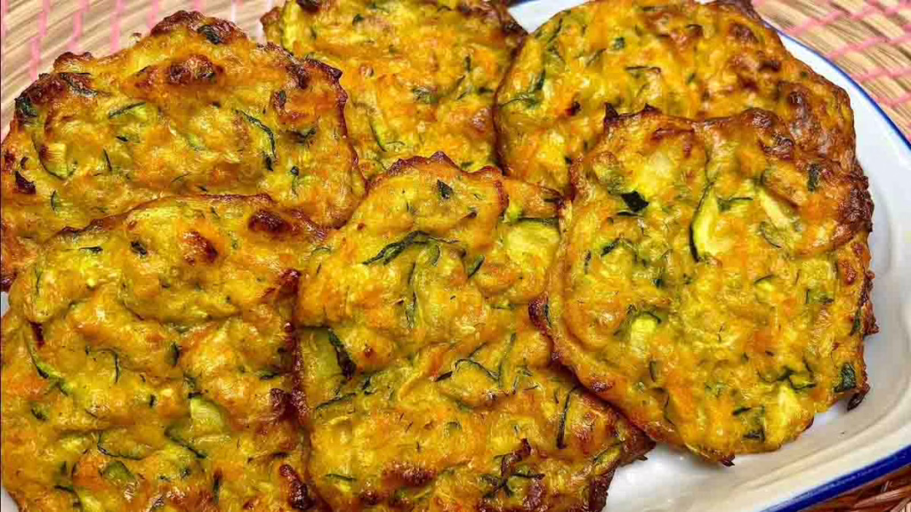 beignets de courgette et de carottes rapides