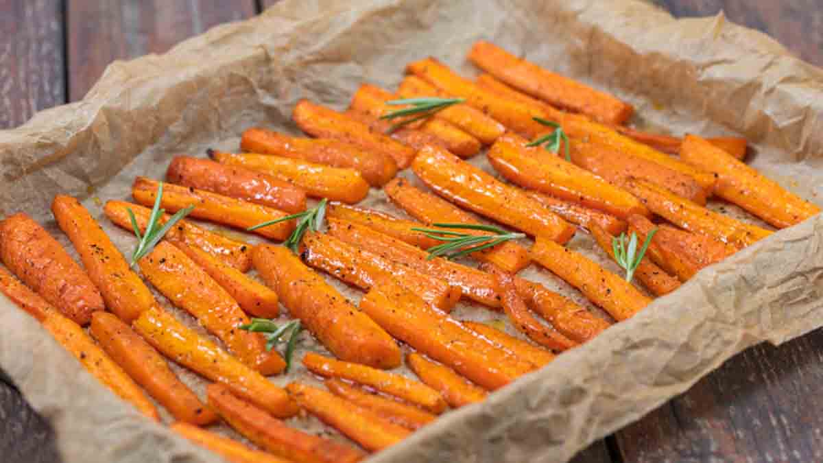 carottes au four croquantes