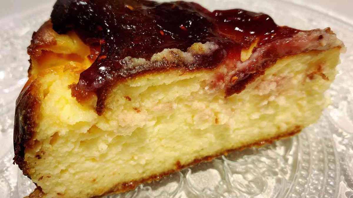 cheesecake automnal à la ricotta et aux poires