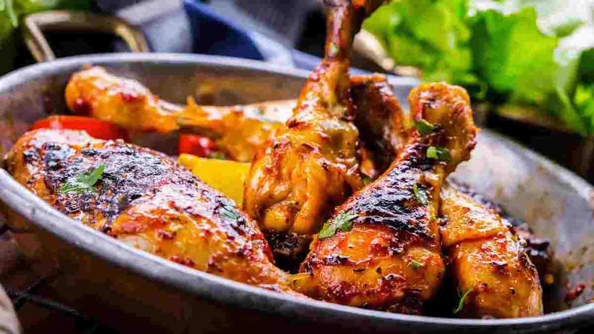 cuisses de poulet aux oignons caramélisés