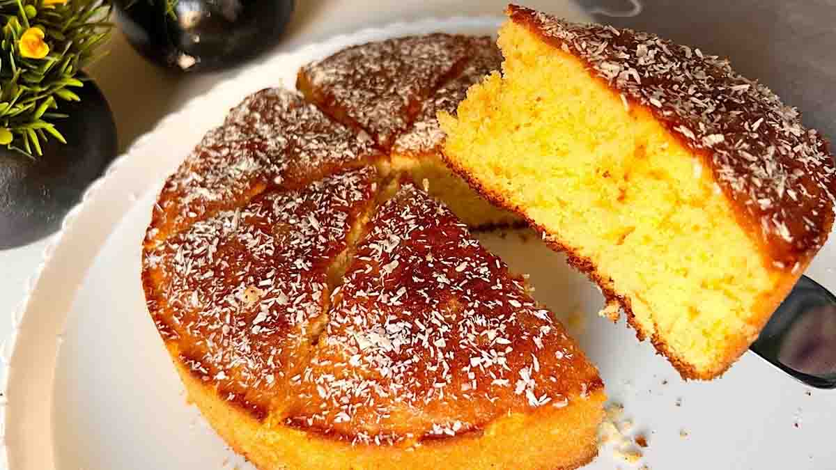 gâteau à l'orange fondant en bouche