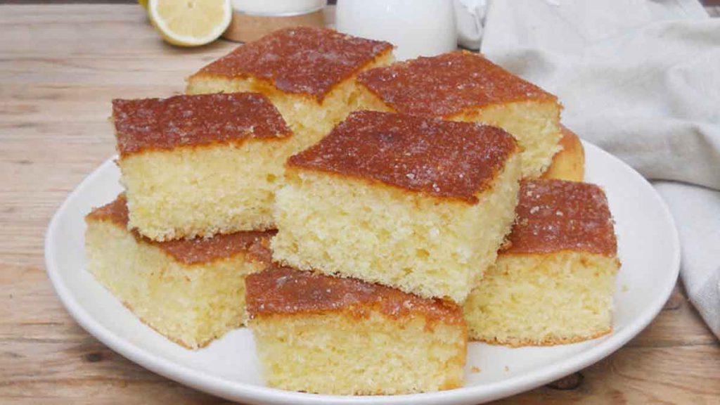 gâteau au citron moelleux
