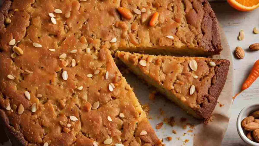 gâteau aux carottes et aux amandes