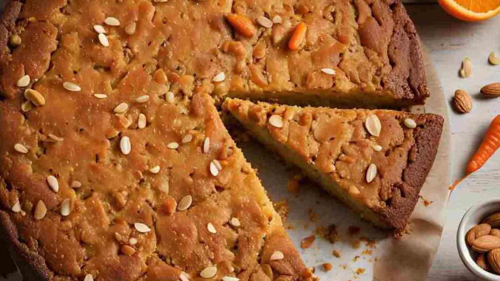 gâteau aux carottes et aux amandes
