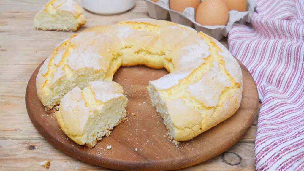 gâteau bolognais au lait et au beurre