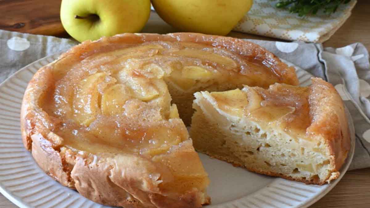 gâteau renversé aux pommes