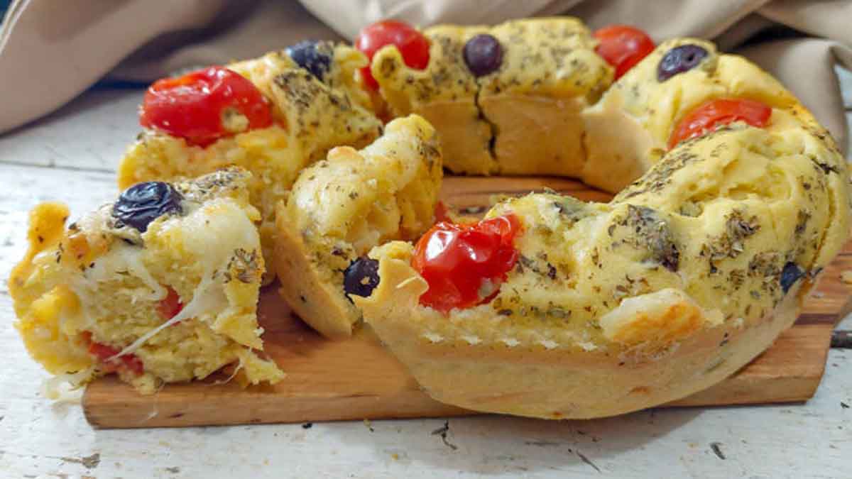 gâteau salé à la méditerranéenne